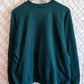 Vintage 90's Fruit of the Loom Green Blank Crewneck Sweater Size XL