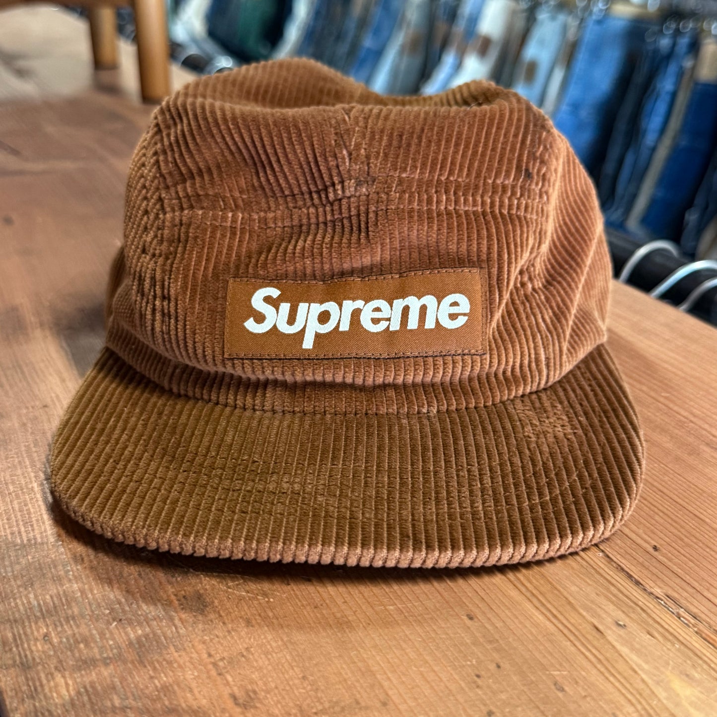Supreme FW22 Burnt Orange Corduroy Hat