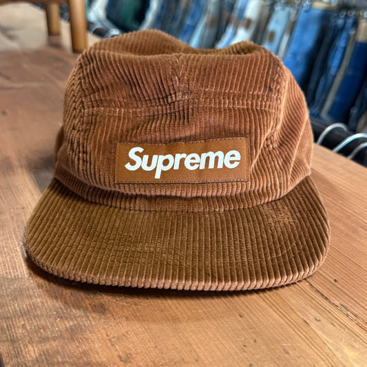 Supreme FW22 Burnt Orange Corduroy Hat