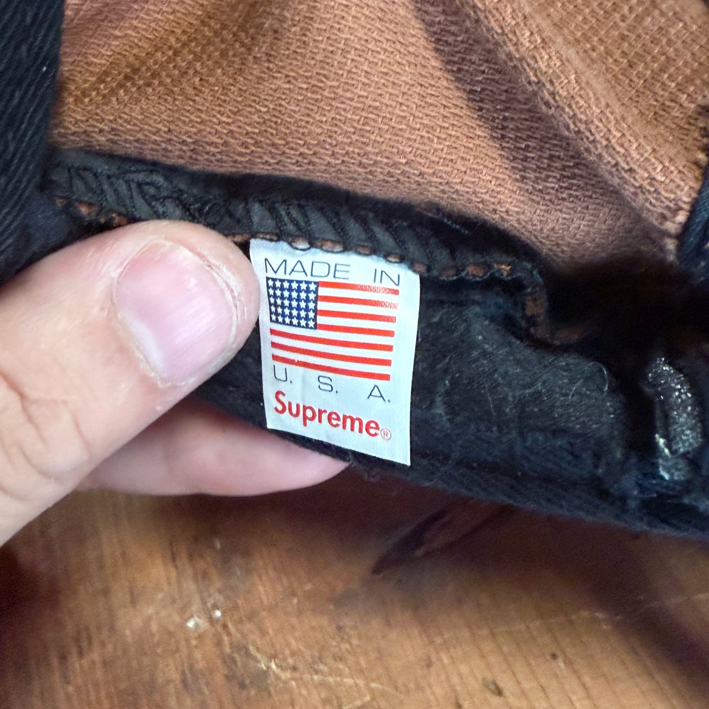 Supreme FW22 Burnt Orange Corduroy Hat