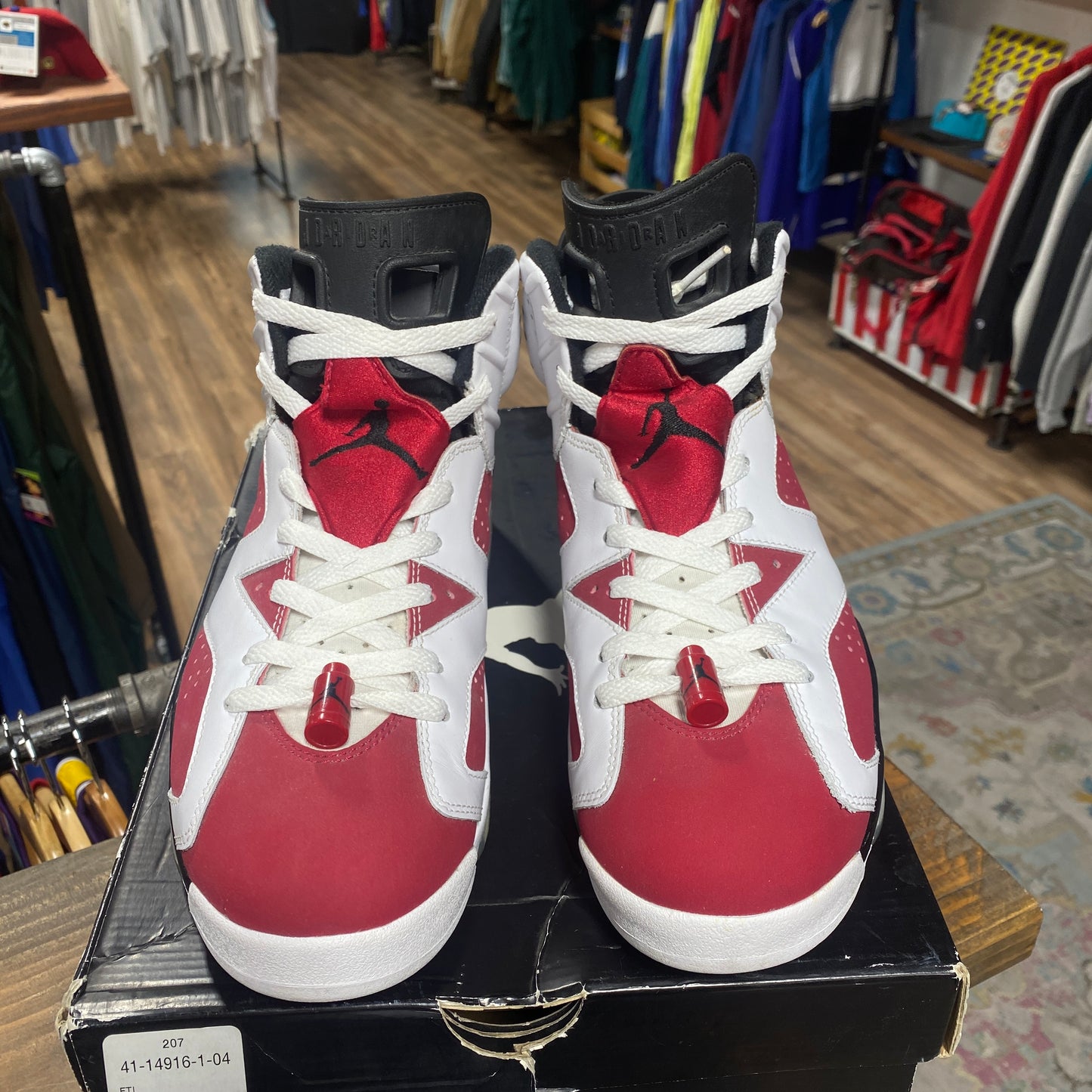 Jordan 6 'Carmine 2014' Size 9.5