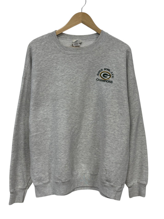 Vintage 90's Nutmeg Green Bay Packers Super Bowl 31 Sweater Size XL