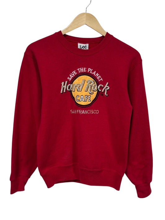 Vintage 90's Hard Rock Cafe San Francisco Crewneck Sweater Size Small