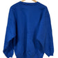 Vintage 90's Cotton Deluxe Blue Blank Crewneck Sweater Size XL