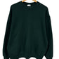 Vintage 90's Fruit of the Loom Dark Green Heavyweight Blank Sweater Size XL