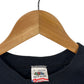 Vintage 90's Fruit of the Loom Black Blank Crewneck Sweater Size Large