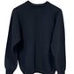 Vintage 90's Fruit of the Loom Black Blank Crewneck Sweater Size Large