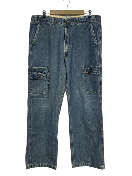 Vintage Y2K Levi's Denim Cargo Jeans Size 38x32