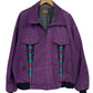 Vintage 80's Davis James Purple Blanket Lined Aztec Western Jacket Size XL