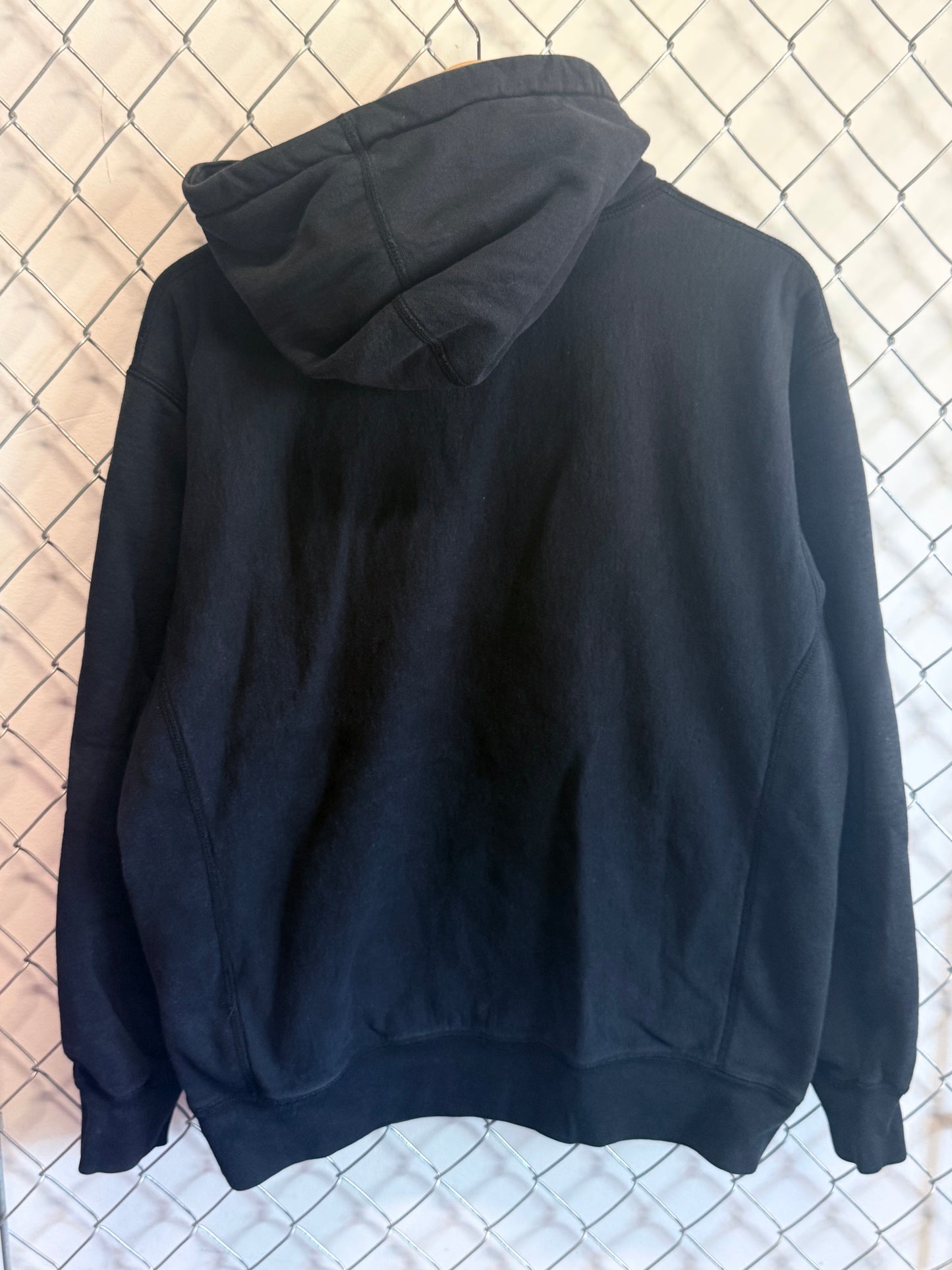 Supreme FW21 Hearts Arc Logo Black Hoodie Size Medium