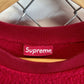 Supreme FW17 Polartec Deep Pile Red Crewneck Sweater Size Medium