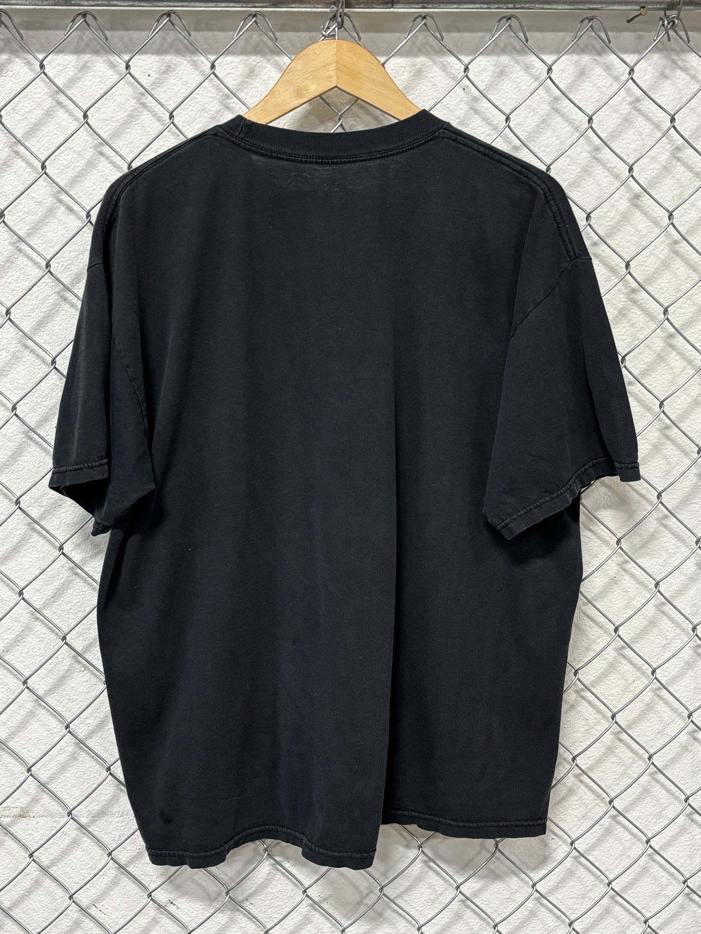 Y2K Affliction Style Revolution Black Graphic Tee Size XL