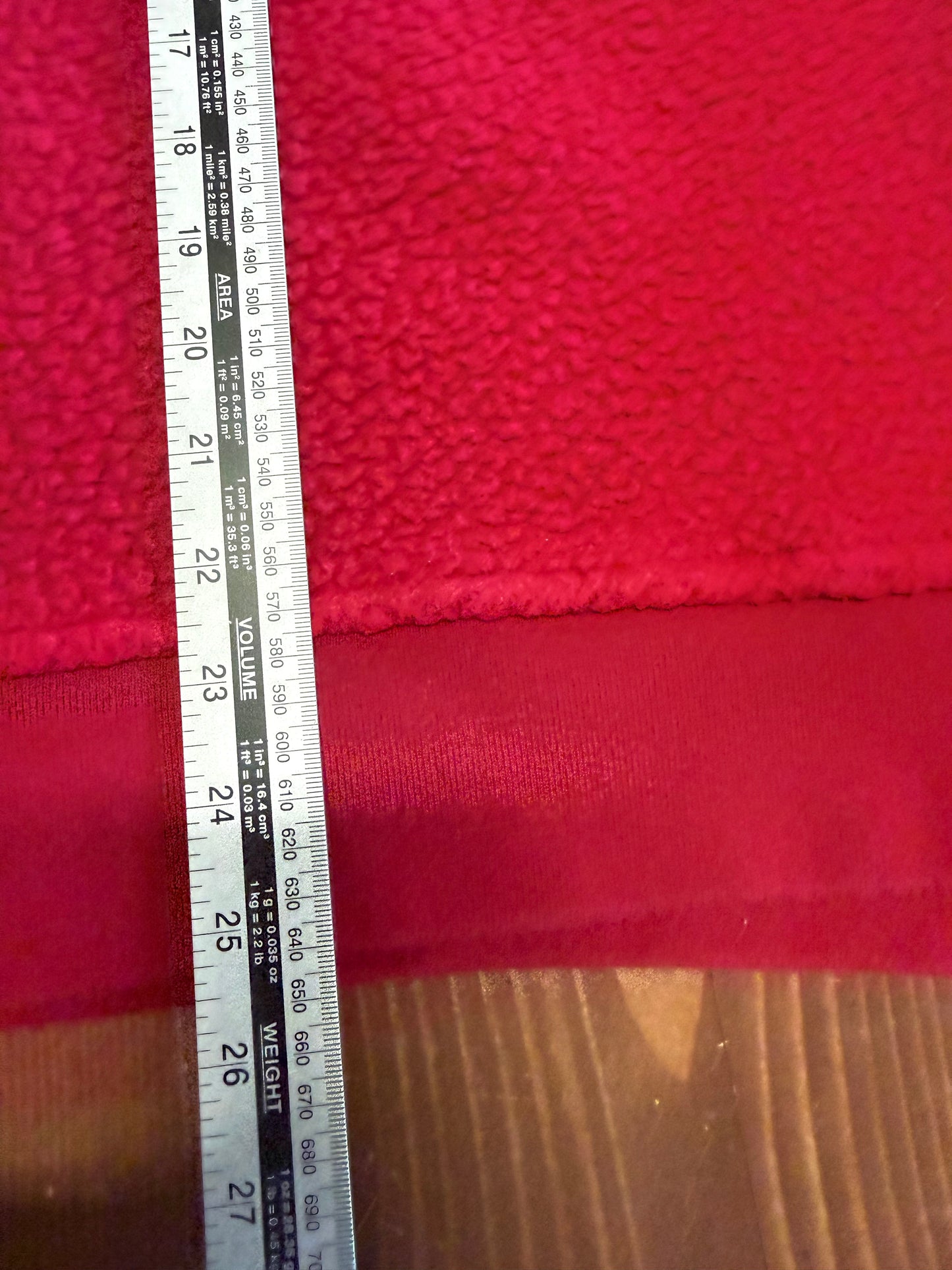 Supreme FW17 Polartec Deep Pile Red Crewneck Sweater Size Medium
