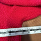 Supreme FW17 Polartec Deep Pile Red Crewneck Sweater Size Medium