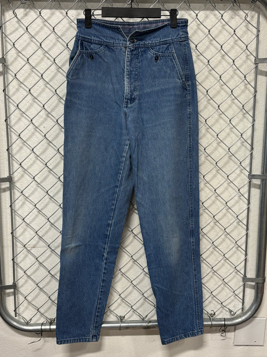 Vintage 90's Rockies High Waist Women's Western Denim Jeans Size 27x31