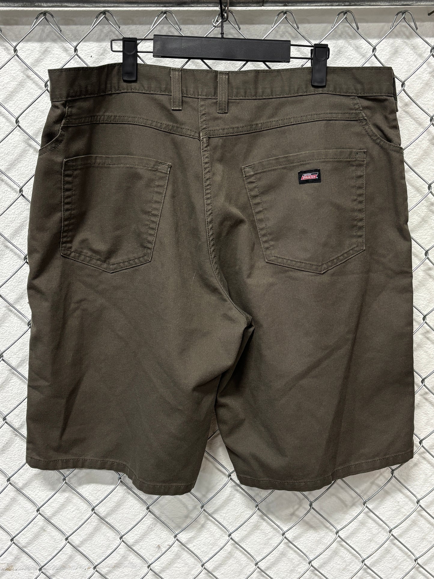 Dickies Dark Green Work Shorts Size 37
