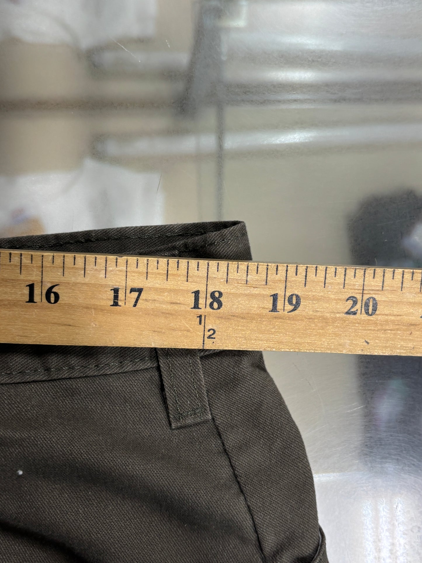 Dickies Dark Green Work Shorts Size 37