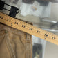 Vintage Carhartt Made in USA Brown Double Knee Carpenter Pants Size 32x23