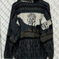 Vintage Alpaca Connection Handmade Nature Knit Hoodie Size XXL