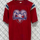 Vintage 90's Billings Rams Hockey Team Puck Stopper Tee Size Large