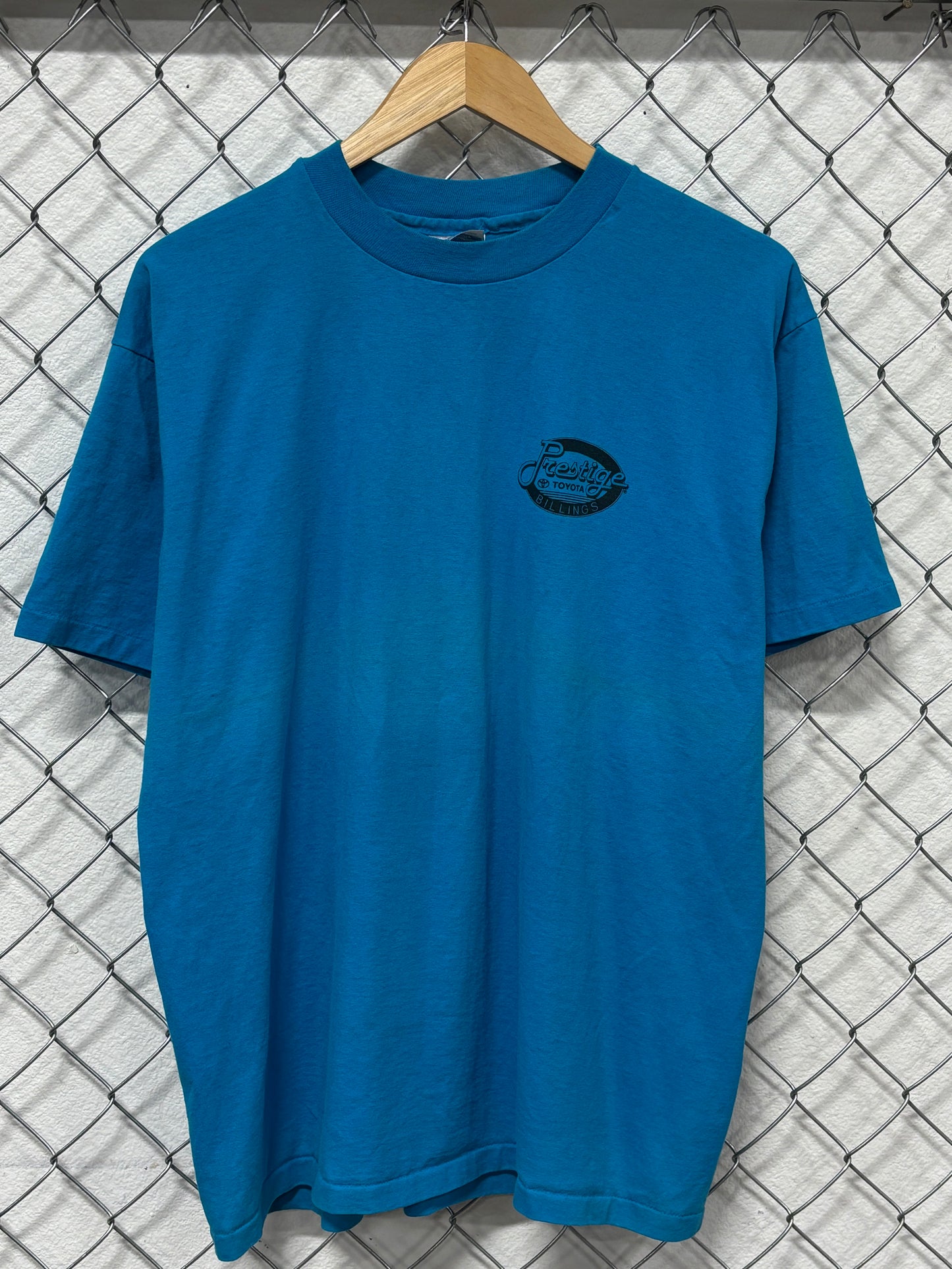 Vintage 90's Prestige Toyota Billings Montana Dealership Tee Size XL