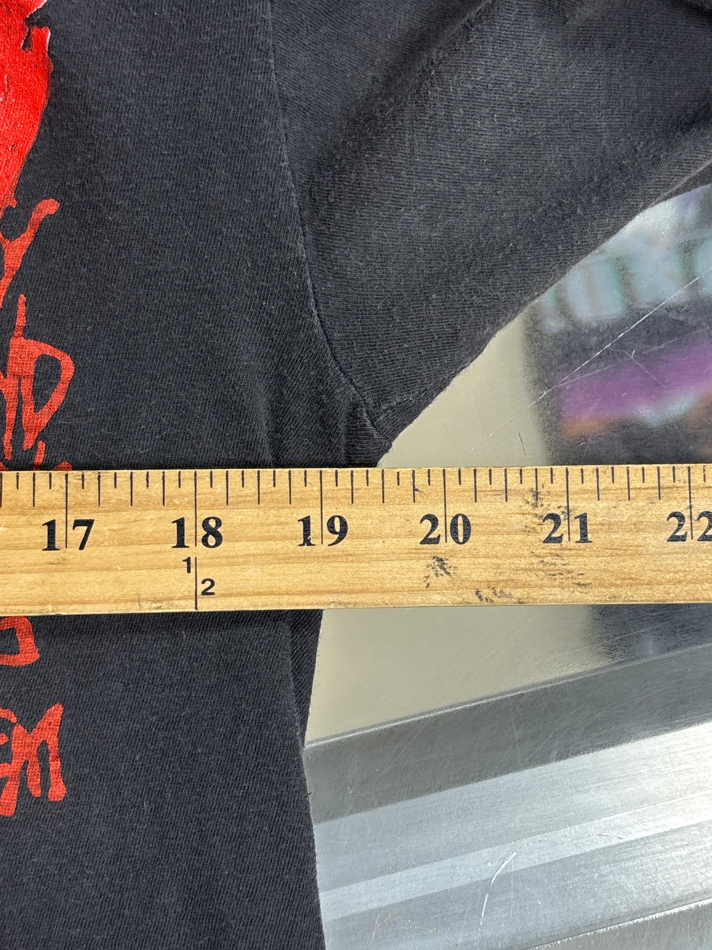 Vintage 90's Skid Row I Survived All Over Print Band Graphic Tee Size Large