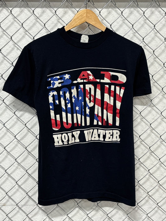 Vintage 90's Bad Company Holy Water World Tour Band Graphic Tee Size Medium