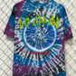 Vintage 90's Def Leppard Adrenalize Tie Dye Band Graphic Tee Size XL