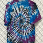 Vintage 90's Def Leppard Adrenalize Tie Dye Band Graphic Tee Size XL