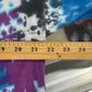 Vintage 90's Def Leppard Adrenalize Tie Dye Band Graphic Tee Size XL