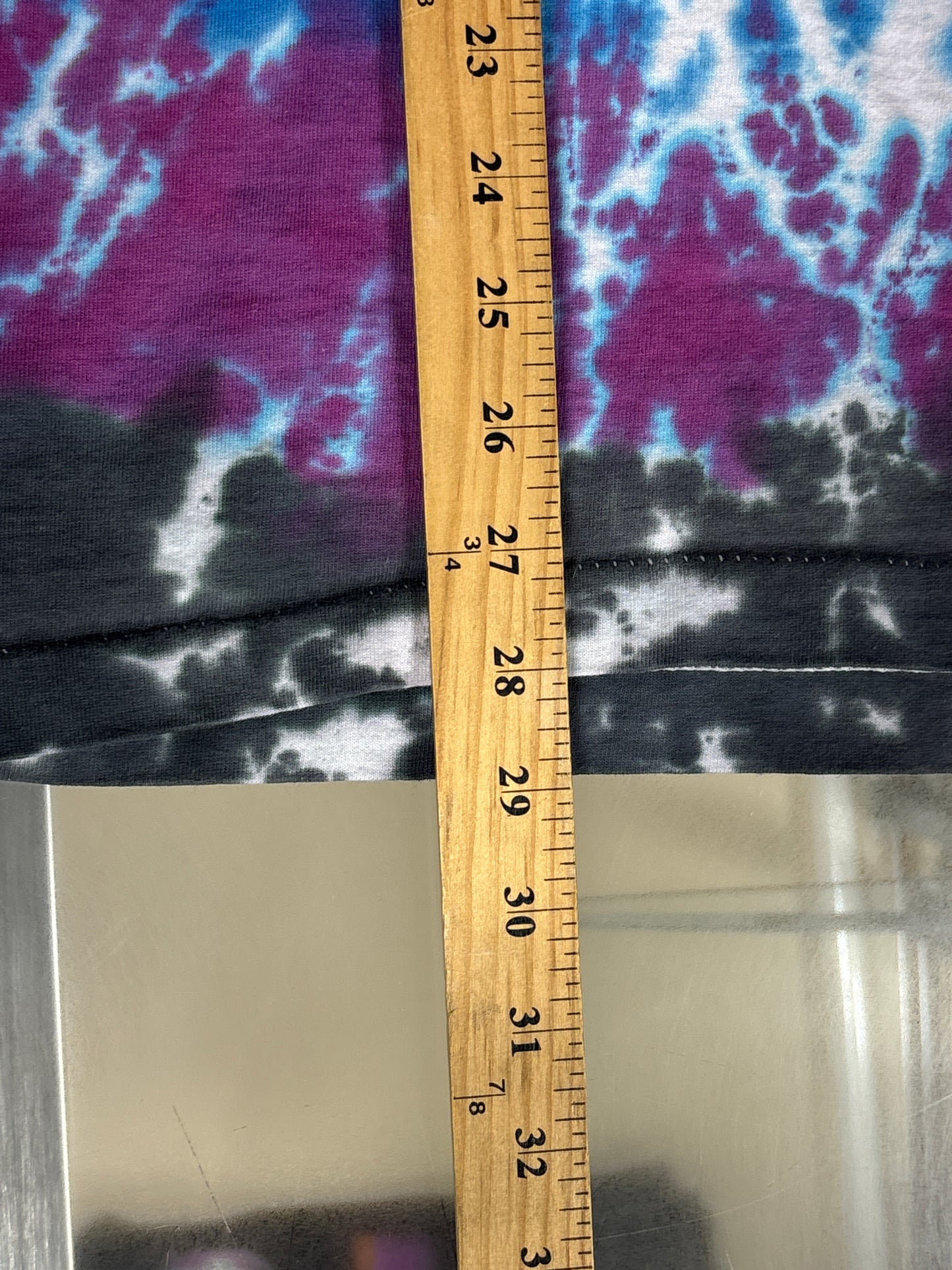 Vintage 90's Def Leppard Adrenalize Tie Dye Band Graphic Tee Size XL