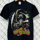 Vintage 90's Grave Digger Monster Truck Big Print Graphic Tee Size Small