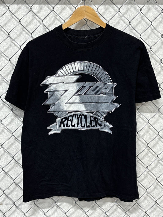 Vintage 1990 ZZ Top Recycler World Tour Band Graphic Tee Size Large