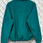 Vintage 90's Columbia Made in USA Blue Snap T Fleece Sweater Size Large