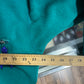 Vintage 90's Columbia Made in USA Blue Snap T Fleece Sweater Size Large