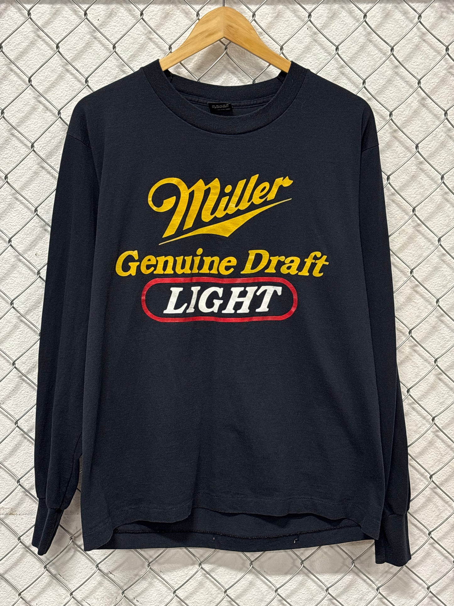 Vintage 90's Miller Genuine Draft Reno Club Montana Long Sleeve Shirt Size XL