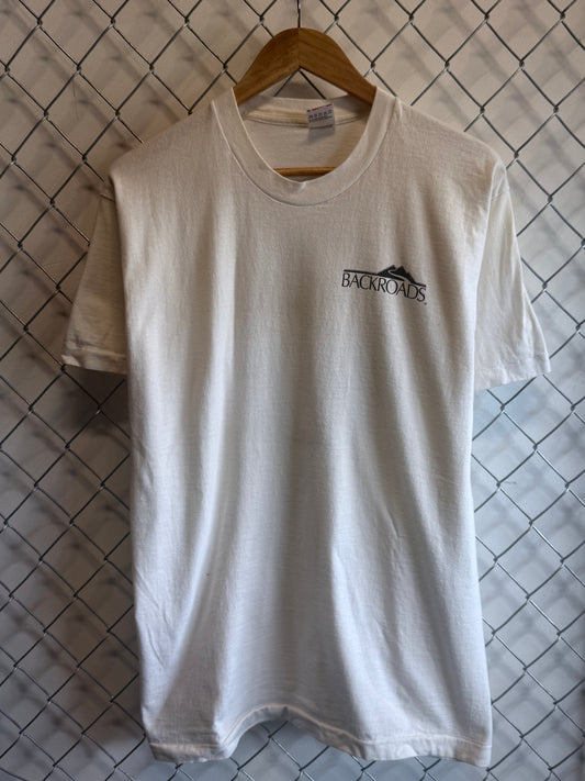 Vintage 90's Backroads Hiking Nature Trails Graphic Tee Size Large