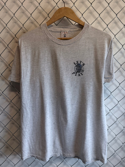 Vintage 90's Come Out and Play Fighter Pilot Jet Graphic Tee Size Medium