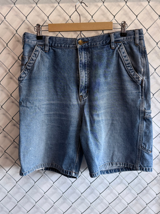 Wolverine Denim Cargo Carpenter Shorts Size 36