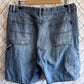 Wolverine Denim Cargo Carpenter Shorts Size 36