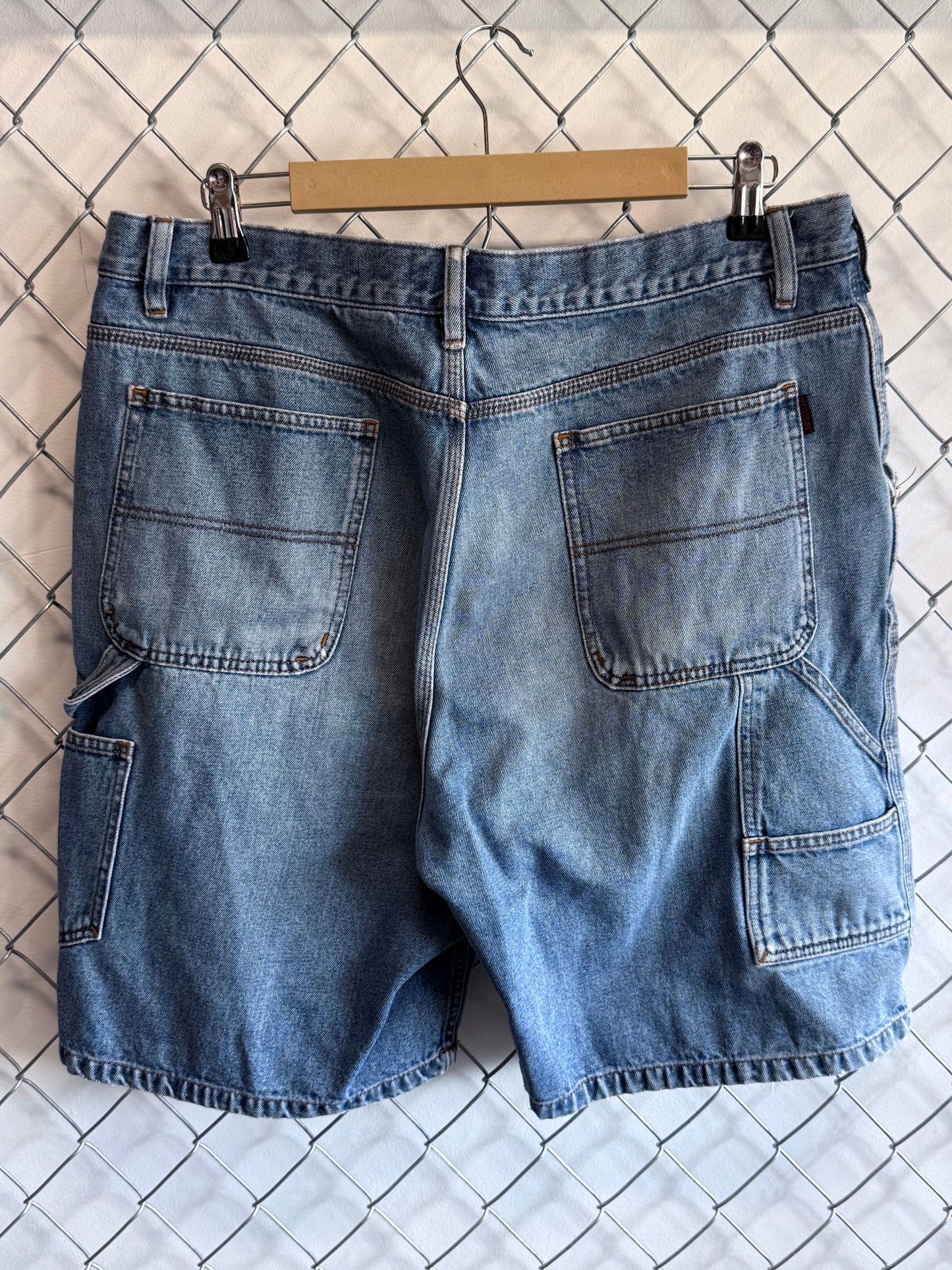 Wolverine Denim Cargo Carpenter Shorts Size 36
