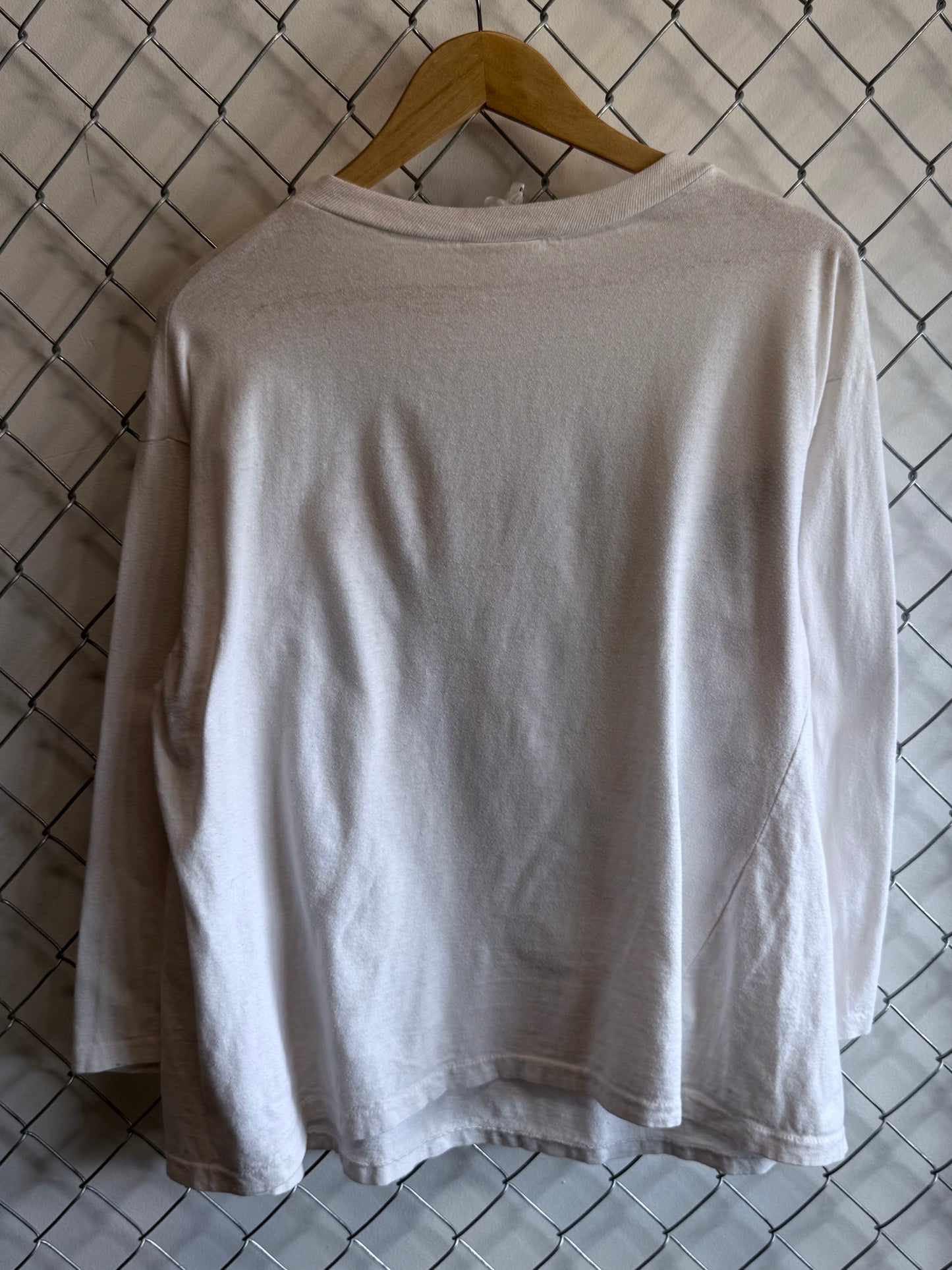 Vintage 1994 Looney Tunes Taz Bugs Bunny Long Sleeve Shirt Size Medium