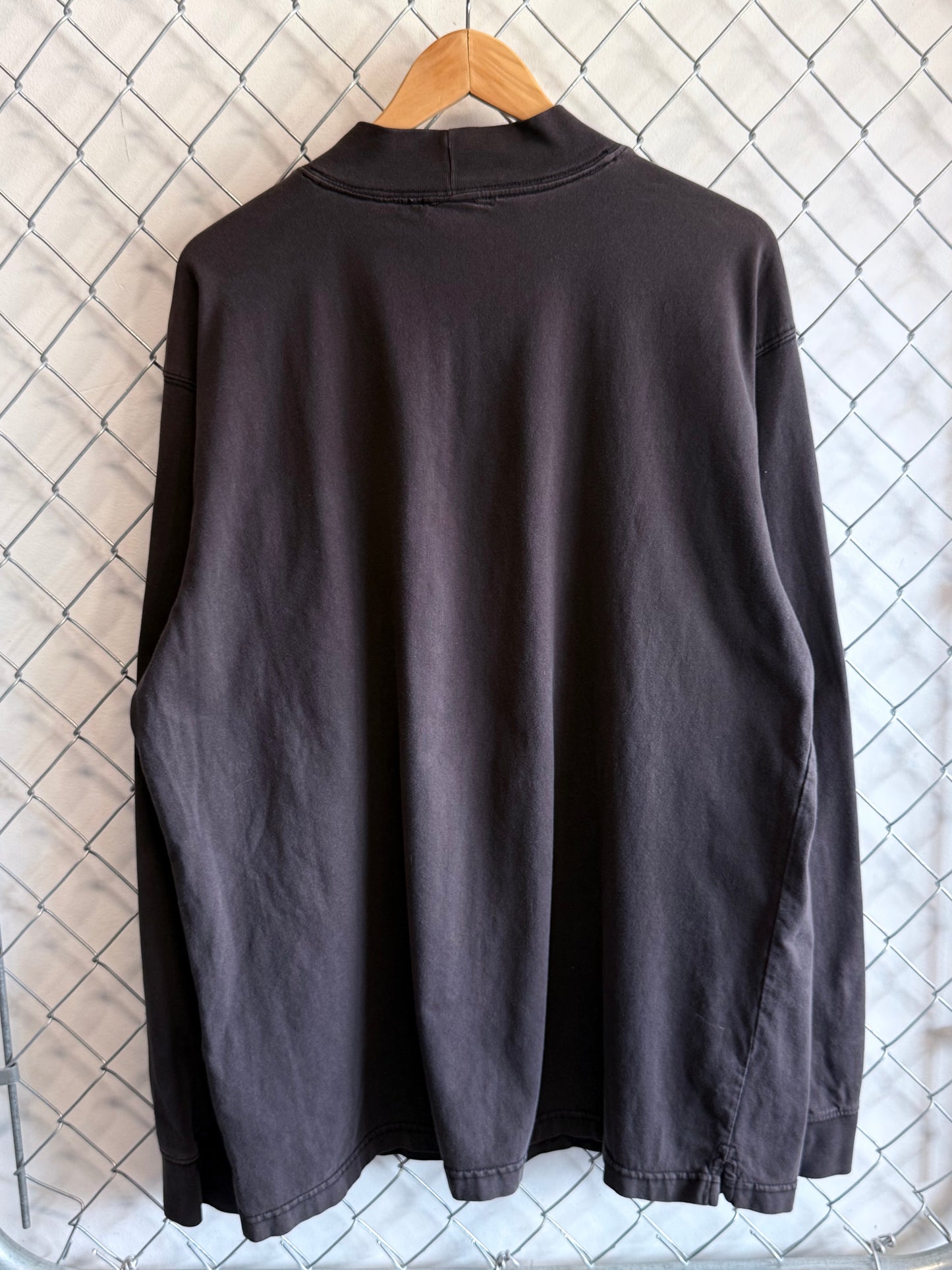 Carhartt Long Sleeve Mock Neck Workwear Heavy Shirt Size XXL