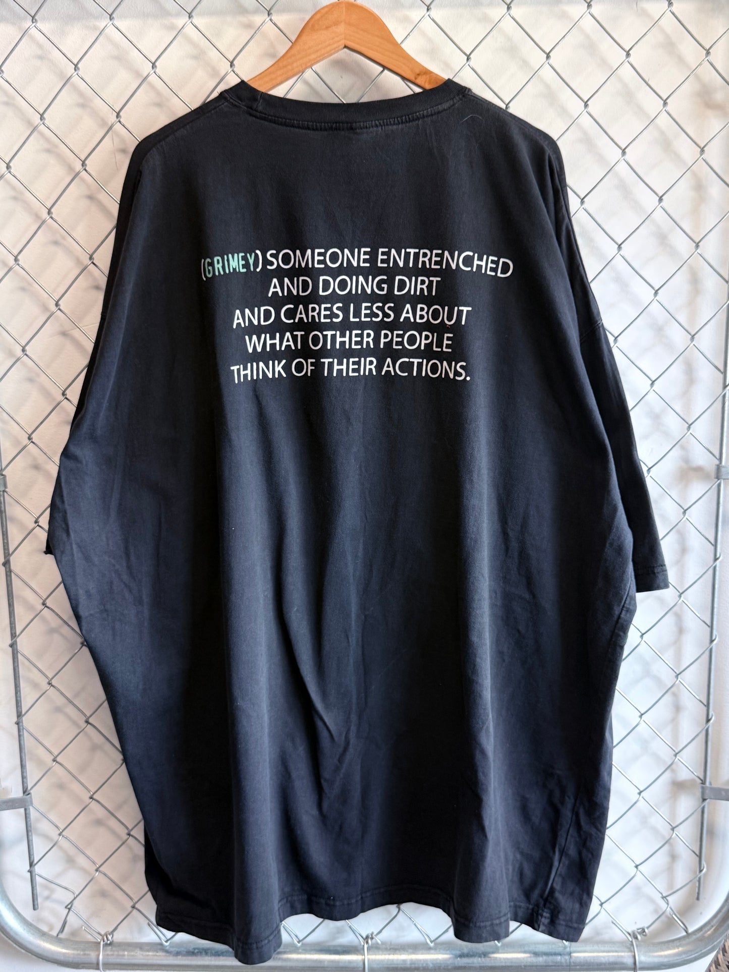 Vintage Y2K Star Co Grimey Definition Hip Hop Graphic Tee Size 5XL