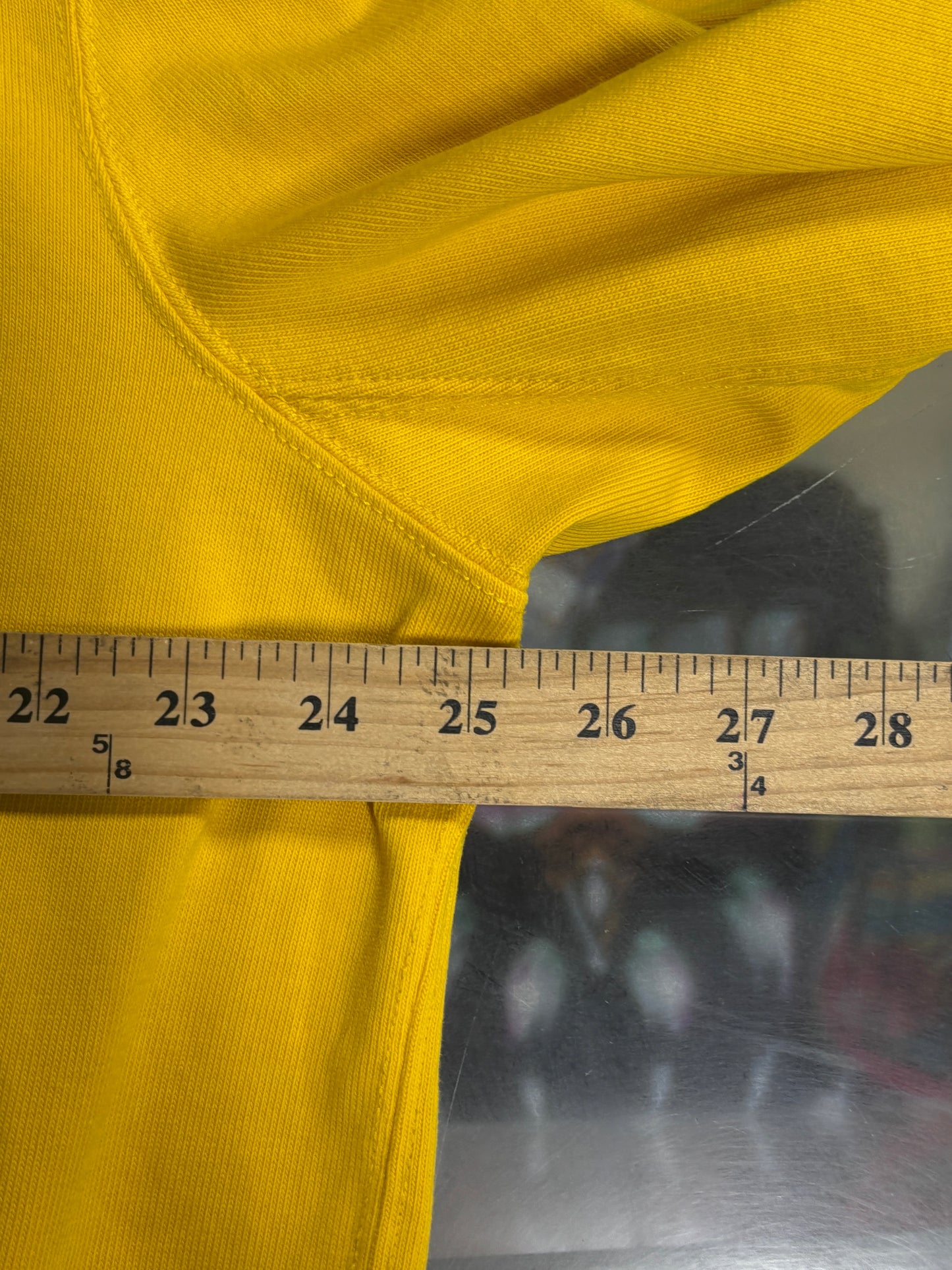 Vintage Polo Ralph Lauren RLPC Yellow Rugby Shirt Size Large