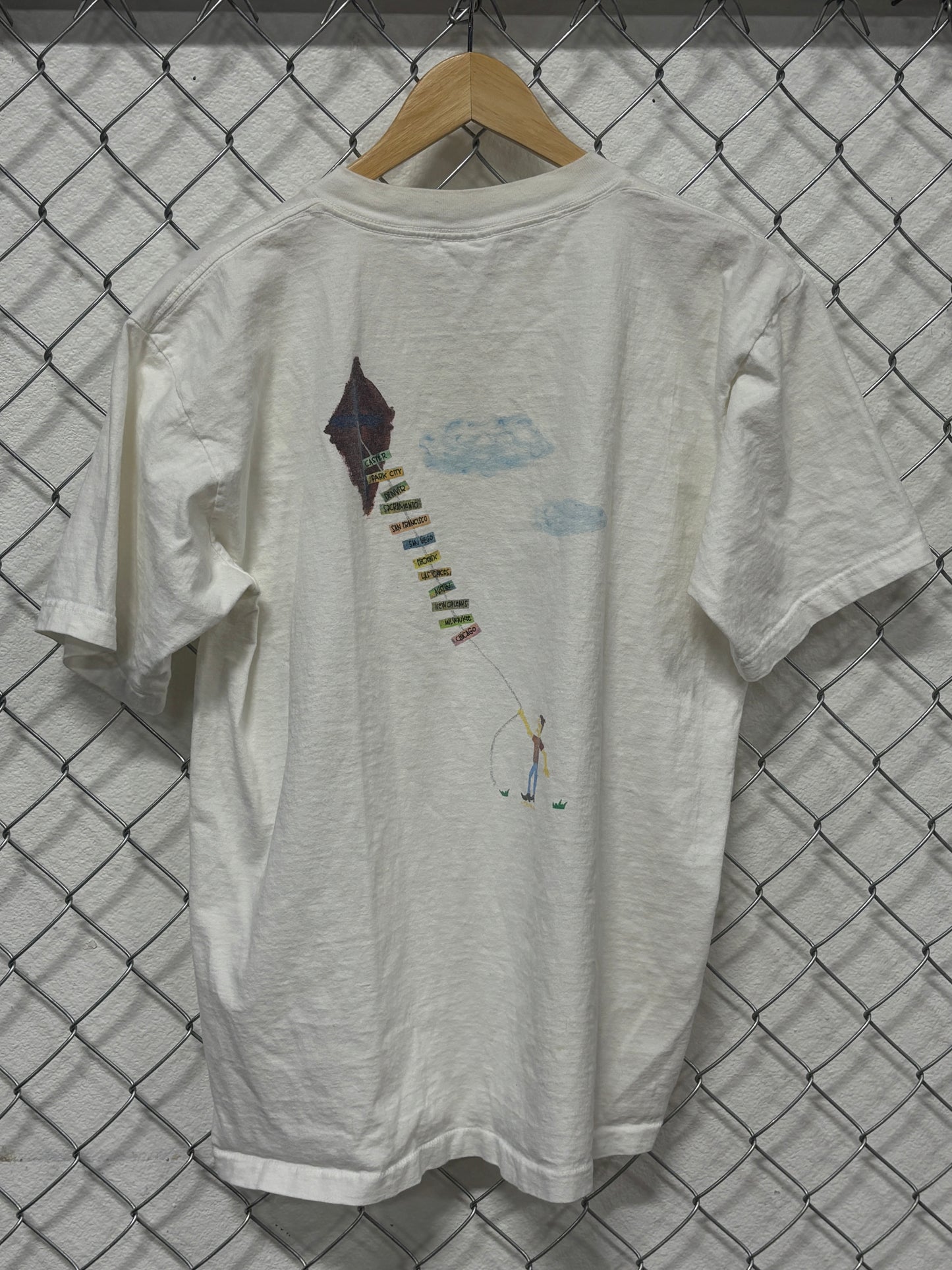 Vintage 90's Pearl Jam Mr. Point Tour Band Graphic Tee Size Large