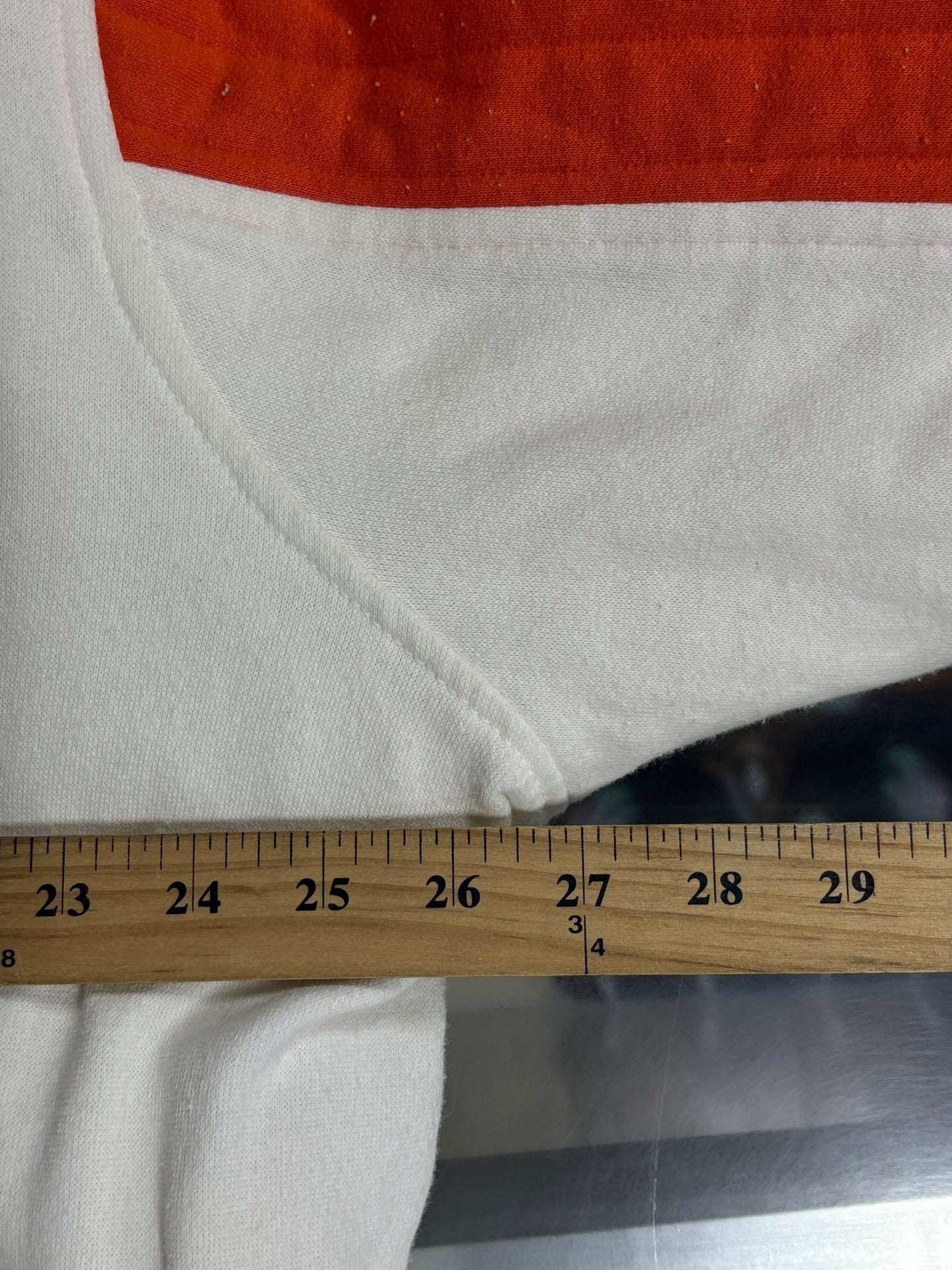 Vintage 90's Chalk Line Denver Broncos White Bomber Jacket Size XL