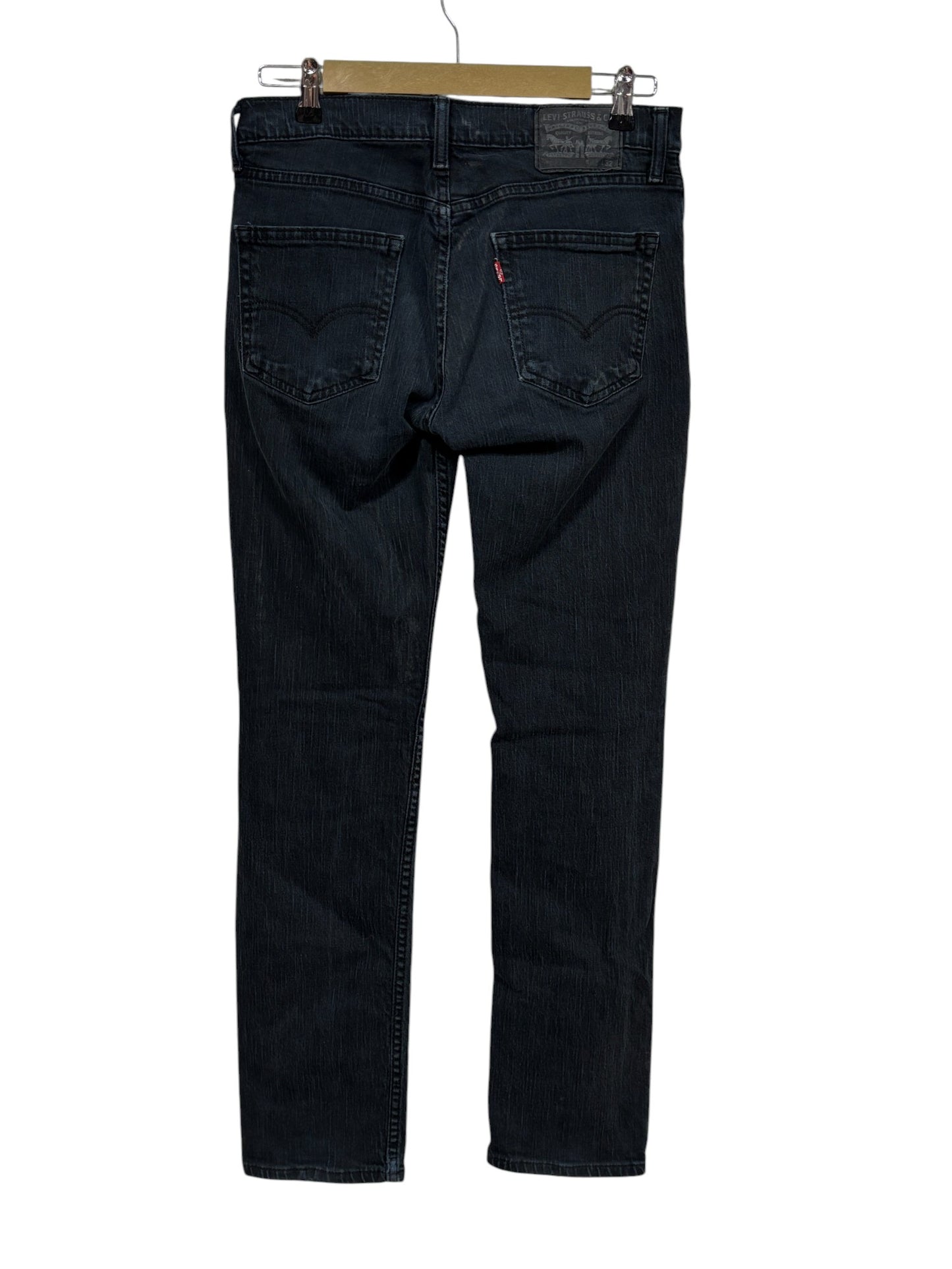 Levi's Black Straight Leg Denim Jeans Size 31x31