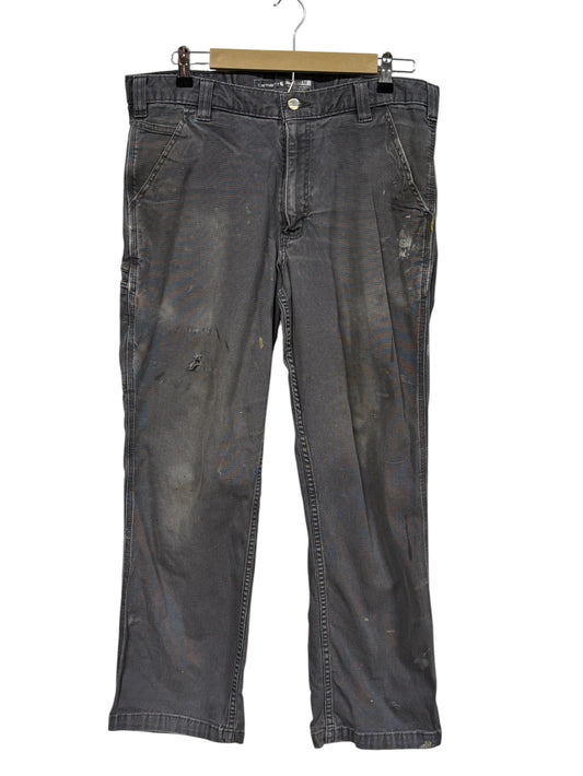 Carhartt Grey Relaxed Fit Carpenter Pants Size 36x30