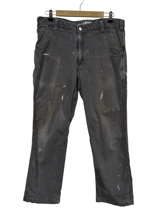 Carhartt Grey Relaxed Fit Carpenter Pants Size 36x30